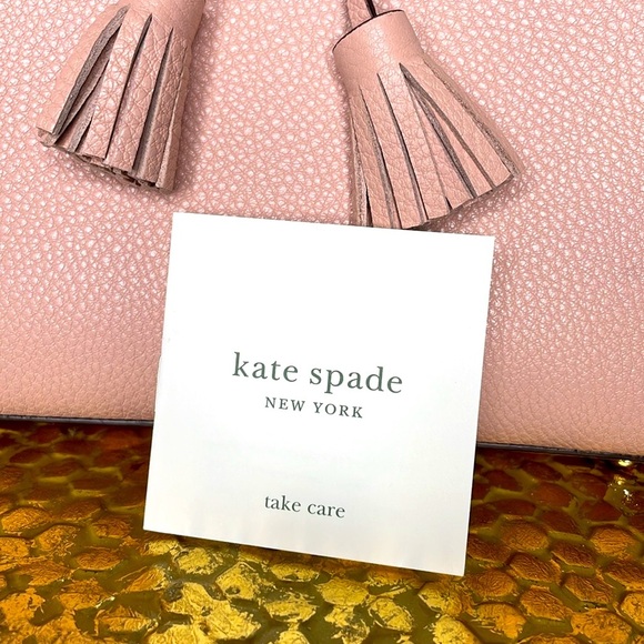 NWT Mini Kate Spade Pink Hayes Leather Rosycheeks Satchel - Picture 7 of 8
